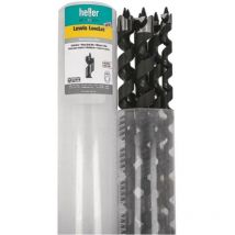 Heller - Set di punte a trivella 0386 6 pezzi lunghezza 450mm 12-22mm scatola rotante
