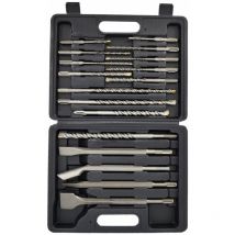 Awtools zestaw dłut i wierteł sds+ 17 elem.