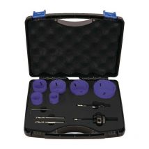Set di seghe a tazza 10 pezzi 22-68mm taglio D.38mm HSS-Co8 Promat