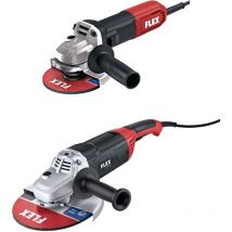 Flex Tools - Set di smerigliatrici angolari Flex l 2200 230 + l 1100 125 Set 230/CEE