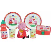 Set di Stoviglie Fun House – Per bambini – Colore: Rosso – CIJEP