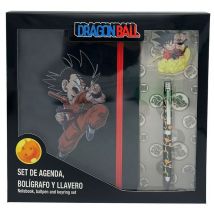 Set diario + boligrafo + llavero dragon ball