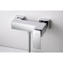 Imex - Set doccia con monocomando Modello pisa Colore grigio Finitura cromo [ ]