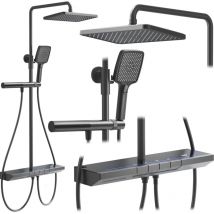 REA - set doccia con termostato pedro titanium