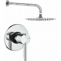 Piralla - Set doccia da incasso con braccio e soffione Ø25 cm Serena KITSER5CR