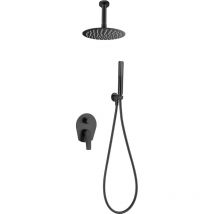 Imex - Set doccia incasso con monocomando Modello paros Colore nero [ ]