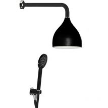 Damast - Set doccia ottone cromato black