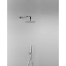 Set doccia soffione tondo 200mm con doccetta abs - ares