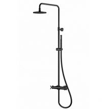 Steinberg 250 - Set doccia termostatico, diametro 20 cm, nero opaco 250 2721 S