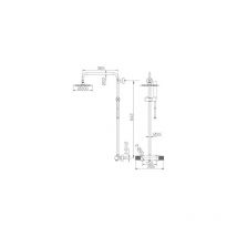 Imex - line ng asta doccia - BTD038-B/NG