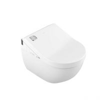 Set douche- wc villeroy et Boch abattant wc Viclean-U + Cuvette suspendu Subway 2.0