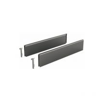 Set Hettich ArciTech Topside pour tiroir 186/94 ou 218/126 mm - L.450 mm - Anthracite - 9122917
