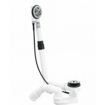 Bette Accessori - Sistema di scarico e troppopieno per vasca da bagno, bowden, lunghezza 725 mm, cromo B602-901