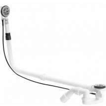 Bette - Accessori - Sistema di scarico e troppopieno per vasca da bagno, bowden, lunghezza 1070 mm, cromo B603-901