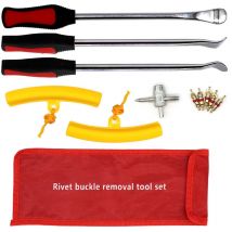 Decdeal - Set leva pneumatici per bici, moto, cucchiaio per pneumatici, strumento per cambio pneumatici, strumenti di riparazione per rimozione