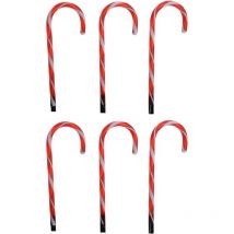 Set Luci di Natale Bastoncini di Zucchero 6pz - Ambiance