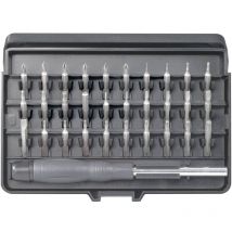 Toolcraft - 820935 Kit inserti 31 parti Taglio, Croce Phillips, Croce Pozidriv, Brugola interna, Profilo a t