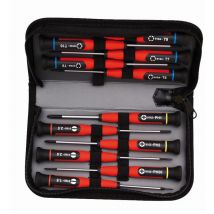 Mondelin - Set mit 12 Präzisionsschraubendrehern in einer Tasche - mob - 9169020001