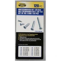 Set Holzschrauben-Set 120-tlg