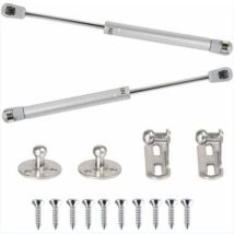 Set Mit 2 Hydraulischen Gasdruckfedern 100 N, Pneumatische Arme Zum Anheben Von Gasdruckdämpfern, 90-grad-schranktürscharniere Mit Schrauben Zum 