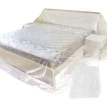 Set Mit 2 Wasser- Und Staubdichten Sofa-aufbewahrungshüllen, Transparente 3 X 4 M Große Sofa-schutzhüllen Zum Schutz Der Möbel Und Zur Langfristigen 