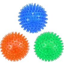Set Mit 3 Quietschenden Hundebällen, Hundekaubällen, Schwimmendem Poolspielzeug, Apportierspielzeug Für Welpen, Kauspielzeug Gegen Langeweile