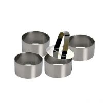 Set mit 4 Schaumringen 7.5cm + Stößel