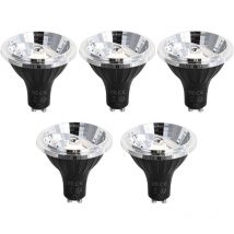 Luedd - 5er-Set GU10 3-Stufen-Dimmbare LED-Lampen 70mm 6,5W 600lm 2700K