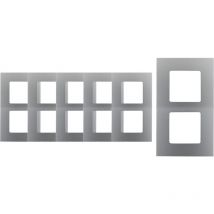 Set mit 6 doppelten vertikalen Abdeckplatten - Metall - Clarys Zenitech