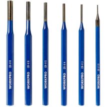 Workpro - Set mit 6 geschmiedeten Knöpfen aus blauem Chrom-Vanadium-Stahl (verschiedene Größen)