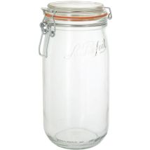 Set mit 6 Gläsern 1,5 l – 8,5 cm – Glas – Spulenverschluss