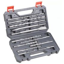 Einhell Drill Bit Set Chisels for sds Plus Drills Rotary Hammers 12 Pieces
