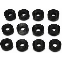 Alice's Garden - Set of 12 trampoline enclosure pole spacers, Enclosure pole spacers, 1x1x1 cm