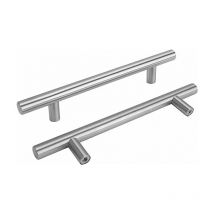 Set of 15 Kitchen Cabinet Handles 128mm Kitchen Door Handle -LS201BSS128 Kitchen Handle Kitchen Cupboard Handle in Stainless Steel and Brushed Nickel