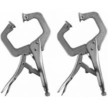 Eting - Set of 2 C-clamp, C-clamp, C-clamp, Craftsman welding clamps, Carpentry clamping tools, 28cm