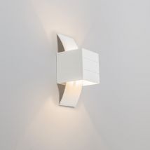 Qazqa - Set of 2 modern wall lamps white - Amy