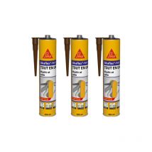 Sika - Set of 3 flex 11 fc Purform Multi-Purpose Adhesives - Brown - 300 ml