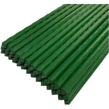 Selections - Set of 40 Plastic Coated Metal Plant Support Sticks (140cm)