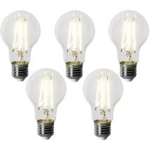 Set of 5 E27 Dimmable led Bulbs A60 6W 500 lm 4000K