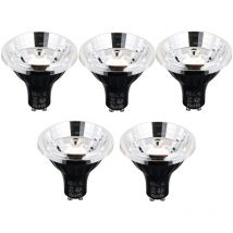 Luedd - Set of 5 Smart GU10 Dimmable led Bulbs AR70 6W 500lm 2200-6500K