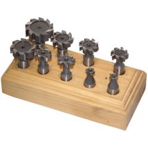 Holzmann - Set of 9 cutters for metal milling keys tnf9tlg