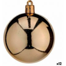 Set of Kugeln of Weihnachten Kupfer Kunststoff 6 x 7 x 6 cm (12 Stk.)
