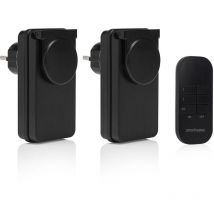 Smartwares - Set ofoutdoor switches sh4-99654/black