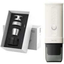 Set Outin Nano Espressomaschine + Basket Plus Weiß