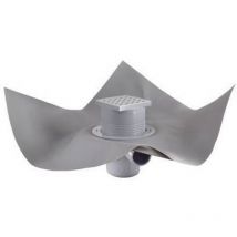 Omp Tea - set per doccia a pavimento 'gully q' con griglia e foglio tea Foglio 1800 x 2000 mm tea