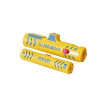 Set per lavorazione cavi Jokari Secura ii (per cavi coassiali ø 4,8-7,5 mm e cavi tondi ø 8-13 mm, strumento spelafili) 490119