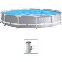 Set Piscina Prism Frame Premium 366x76 cm Intex