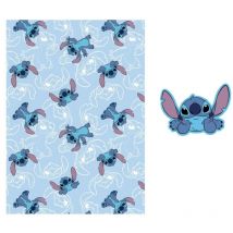 Set Plaid + Coussin - Stitch - 100x140 cm
