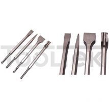 Set punte scalpelli 4pz SDS-Plus scalpello 250mm paletta tracce muro
