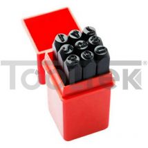 Set punzoni stamini numeri 9pz da 10mm timbri numeri
